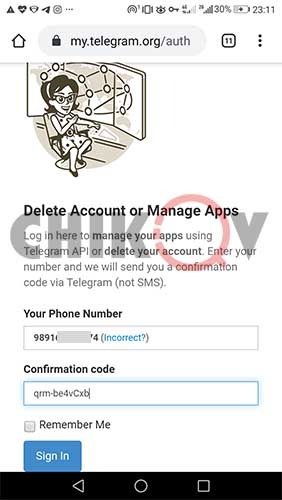 دیلیت اکانت تلگرام ❌ | حذف اکانت تلگرام ⚠️ | delete account telegram | رسانه چیکاو