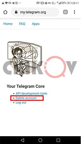 دیلیت اکانت تلگرام ❌ | حذف اکانت تلگرام ⚠️ | delete account telegram | رسانه چیکاو