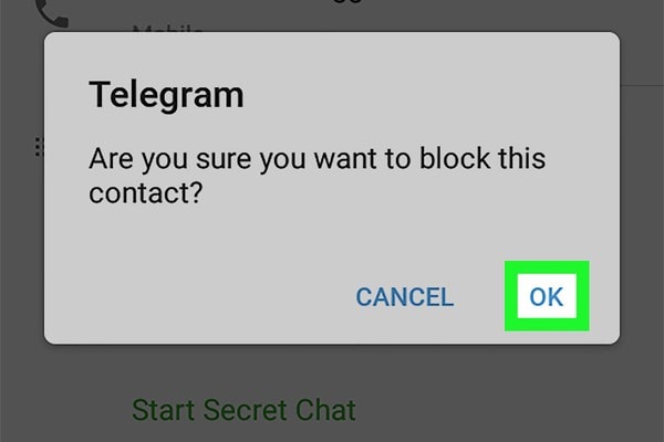 بلاک کردن در تلگرام برای افرادی که از مخاطبین تلفن همراه شما هستند - چیکاو