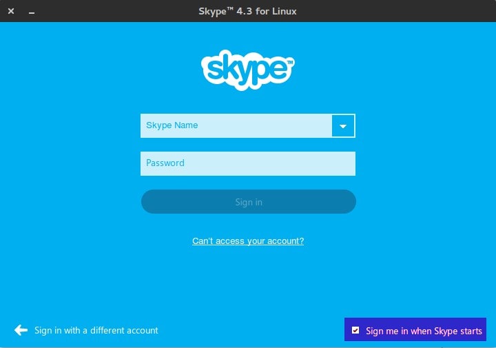 راه اندازی skype