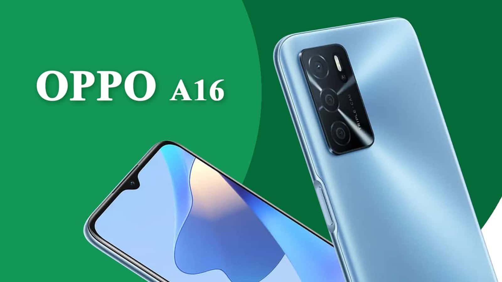 گوشی Oppo A16 مجهز به Helio G35 و باتری 5000 میلی‌آمپرساعتی به صورت رسمی رونمایی شد - چیکاو