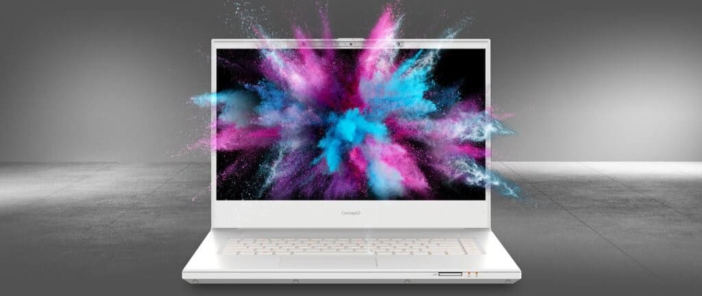 لپ‌تاپ Acer ConceptD 7 SpatialLabs Edition سفید - چیکاو