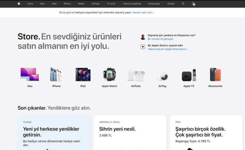 فروش محصولات جدید اپل در ترکیه - چیکاو