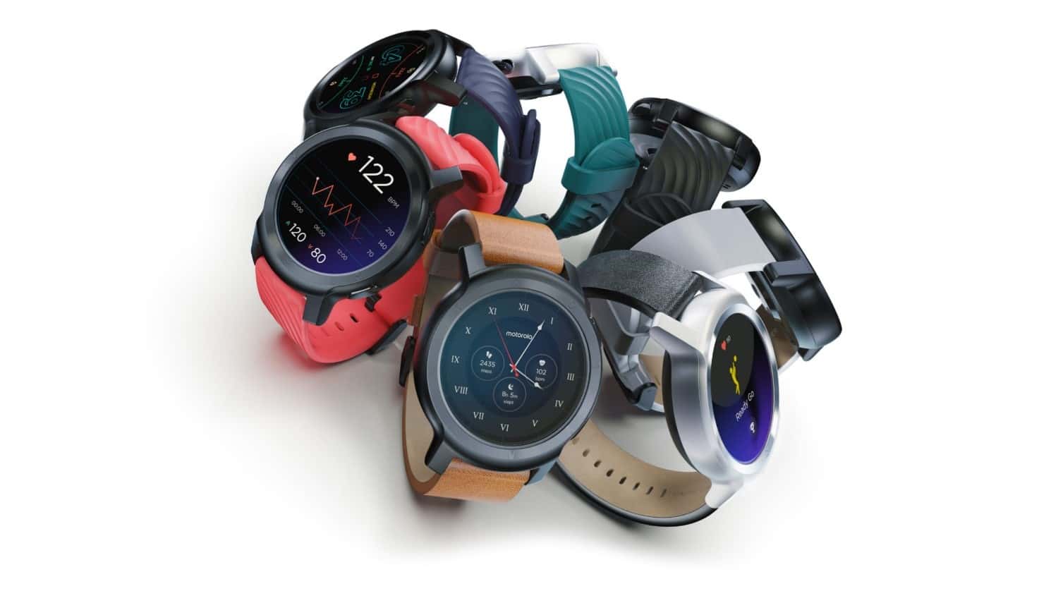 رنگ بندی ساعت هوشمند موتو واچ ۱۰۰ موتورولا - چیکاو