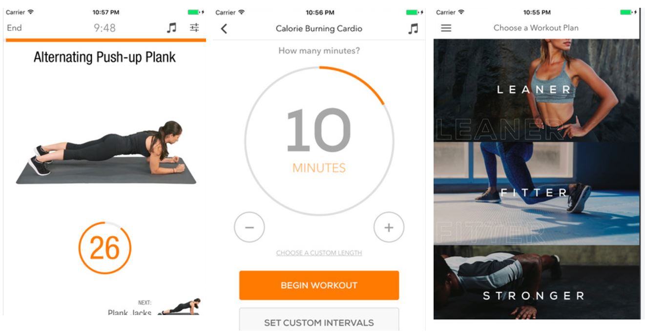 اپلیکیشن تناسب اندام در خانه Sworkit Fitness – Workouts - چیکاو