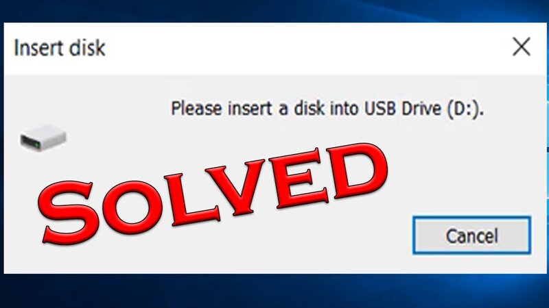 رفع ارور please insert a disk into usb drive در ویندوز چگونه انجام می شود؟ - چیکاو