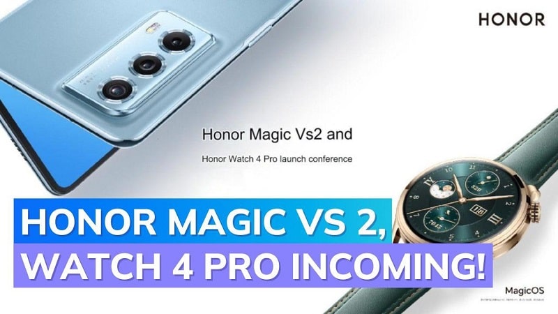 آنر مجیک Vs2 به همراه Watch 4 Pro در 12 اکتبر عرضه می‌شود - چیکاو