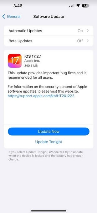 اپل iOS 17.2.1 را منتشر کرد - چیکاو