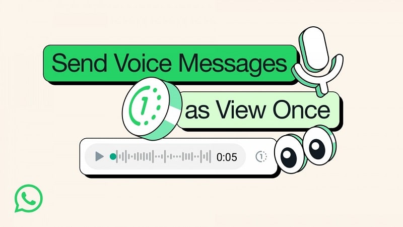 ویژگی «یک بار مشاهده» واتساپ به پیام‌های صوتی اضافه می شود - چیکاو