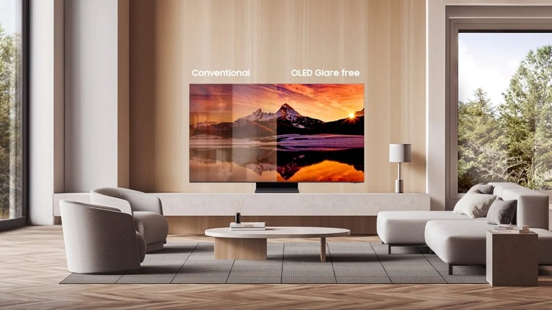 تلویزیون‌های OLED جدید سامسونگ روشن‌تر و دارای پوشش Glare Free هستند - چیکاو