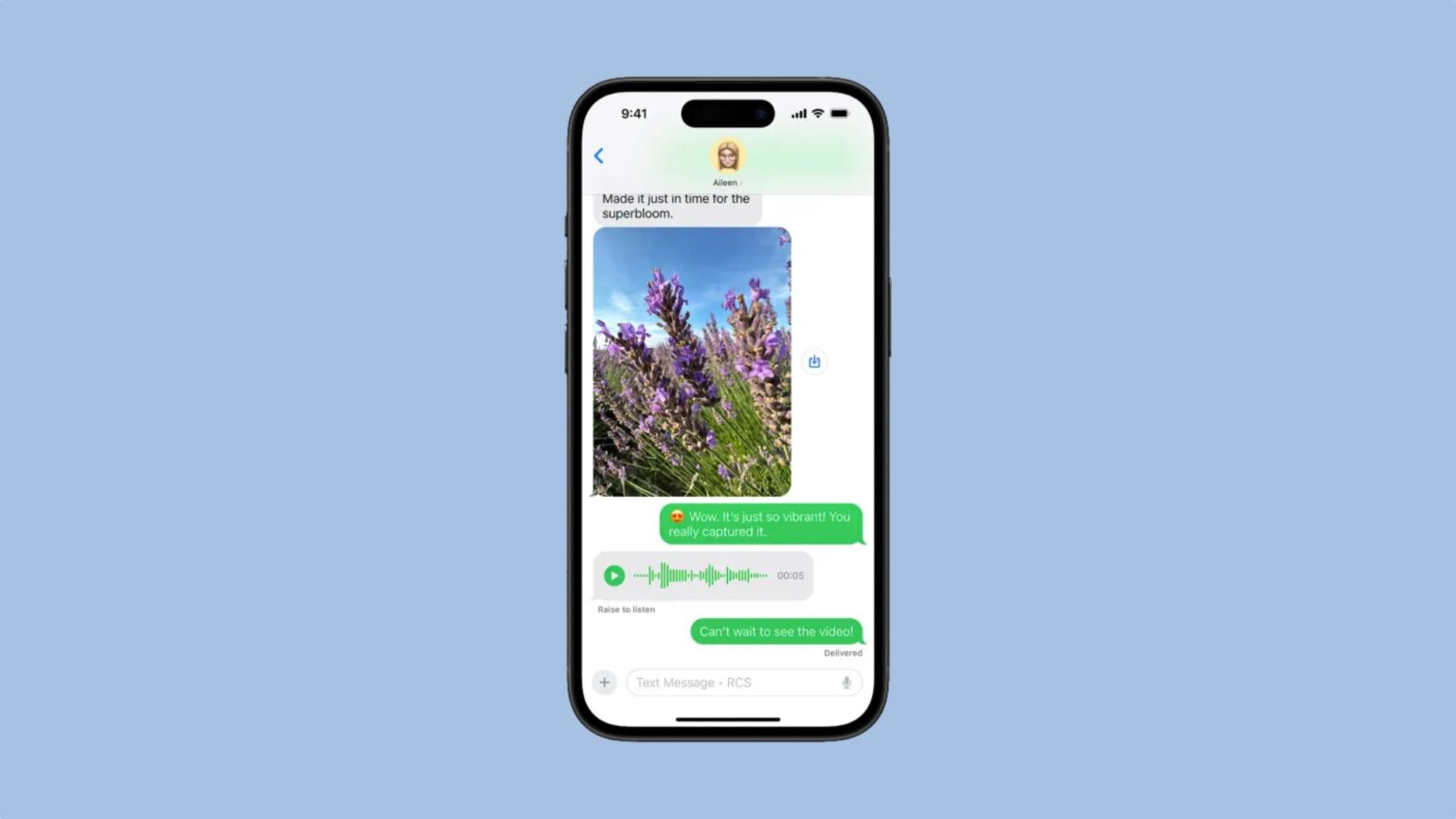بهبود گسترده پیام رسانی بین گوشی های گلکسی و آیفون با RCS از طریق iOS 18 - چیکاو