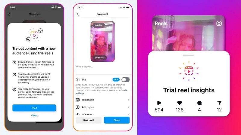 قابلیت تریلرهای آزمایشی اینستاگرام چیست و چگونه کار می کند؟ - چیکاو
