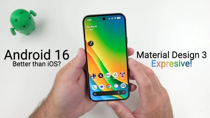Android 16 QPR1 با طراحی Material 3 معرفی شد | تجربه‌ای جدید، شخصی و سریع‌تر! - چیکاو