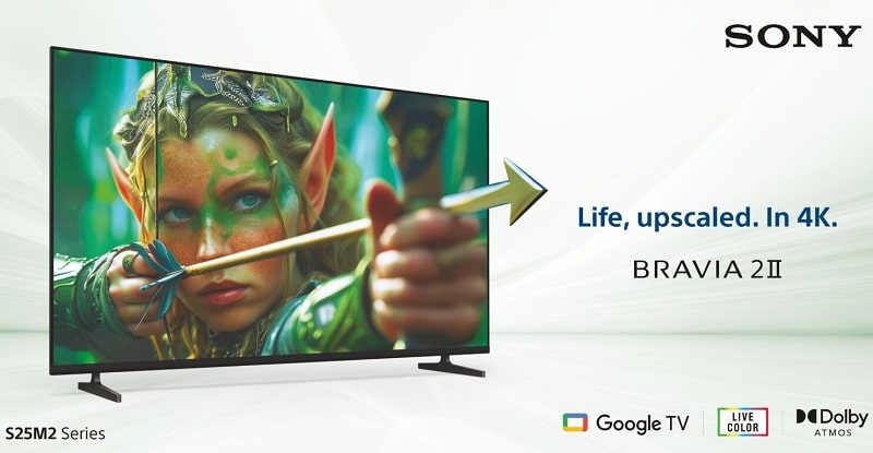 تلویزیون‌های هوشمند 4K سری Sony Bravia 2 II در هند معرفی شدند - چیکاو
