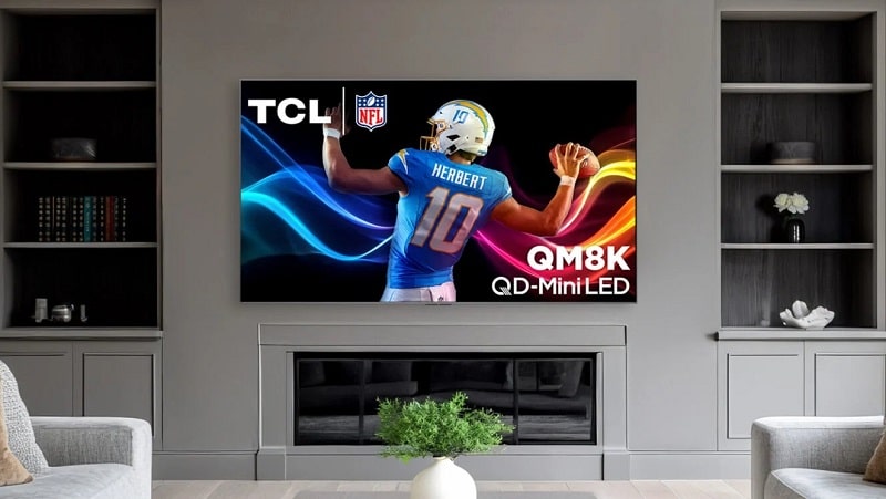 تلویزیون پرچم‌دار TCL QM8K با پنل CrystGlow و فناوری Halo Control معرفی شد - چیکاو