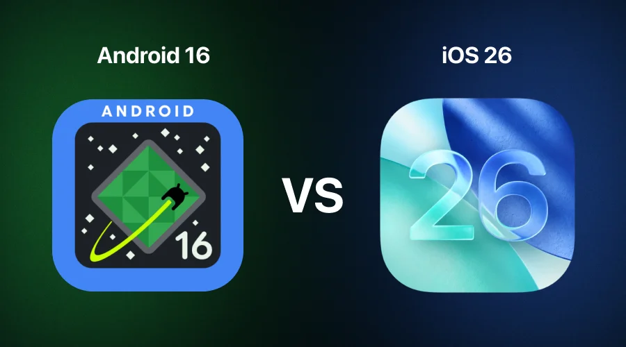مقایسه iOS 26 و Android 16: نگاهی عمیق به نسل آینده سیستم‌عامل‌های موبایل! - چیکاو