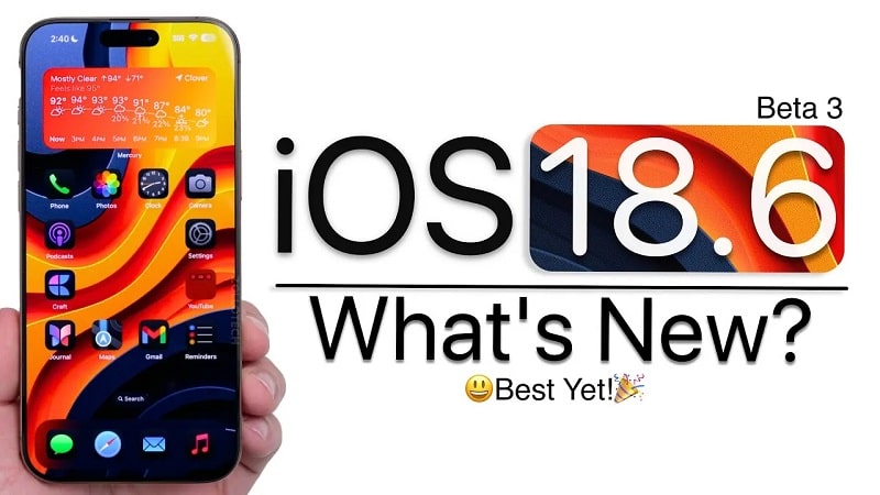 هر آنچه باید درباره iOS 18.6 Beta 3 بدانید! - چیکاو