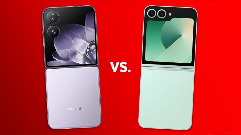 مقایسه Galaxy Z Flip 7 با شیائومی Mix Flip 2: آیا سامسونگ بالاخره به رقبای تاشوی خود رسیده است؟ - چیکاو