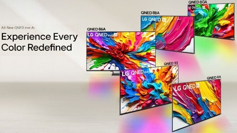 ال‌ جی از تلویزیون‌های OLED evo و QNED evo مدل ۲۰۲۵ رونمایی کرد - چیکاو