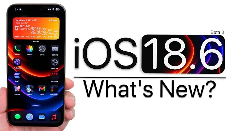 انتشار نسخه بتای دوم iOS 18.6: رفع باگ‌ها، بهبود پایداری و ویژگی‌های بیشتر - چیکاو