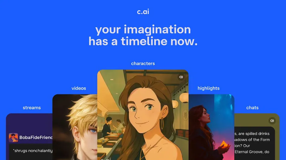 فید اجتماعی به اپلیکیشن موبایل Character.AI اضافه شد - چیکاو