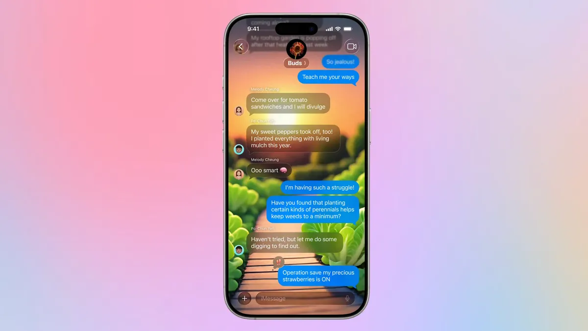 چگونه پسزمینه پیامها در iMessage را شخصیسازی کنیم؟ (iOS 26 نسخه عمومی بتا) - چیکاو