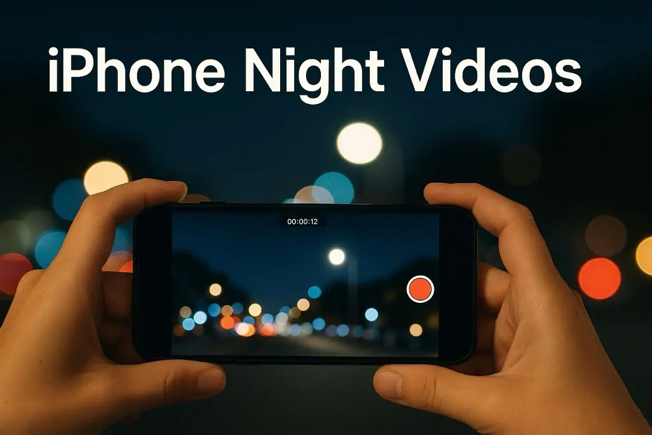 چگونه با آیفون ویدیوهای شبانه خیره‌کننده بسازیم: راهنمای کاربردی - چیکاو