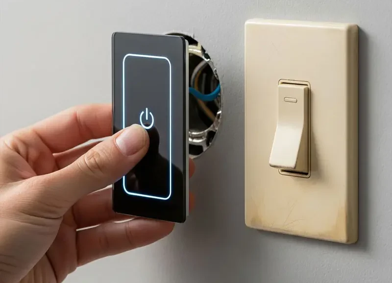 کلید لمسی هوشمند و مقایسه با کلید سنتی