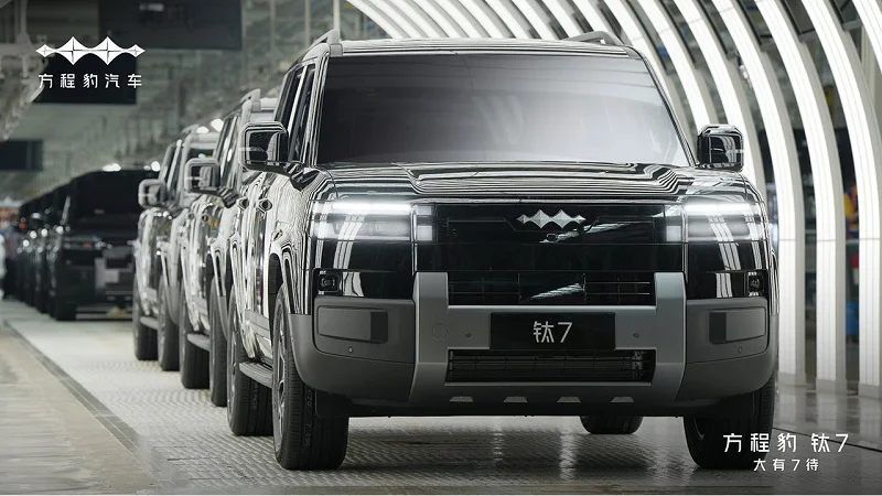 مشخصات فنگ چنگ بائو تای 7: جدیدترین شاسیبلند هیبریدی BYD با برد 130 کیلومتری - چیکاو