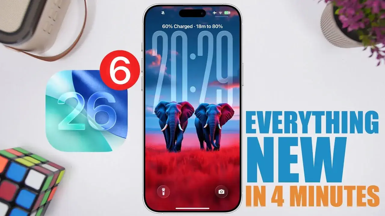 iOS 26 بتا 6 با انیمیشن‌های سریع‌تر و طراحی نوین رونمایی شد - چیکاو