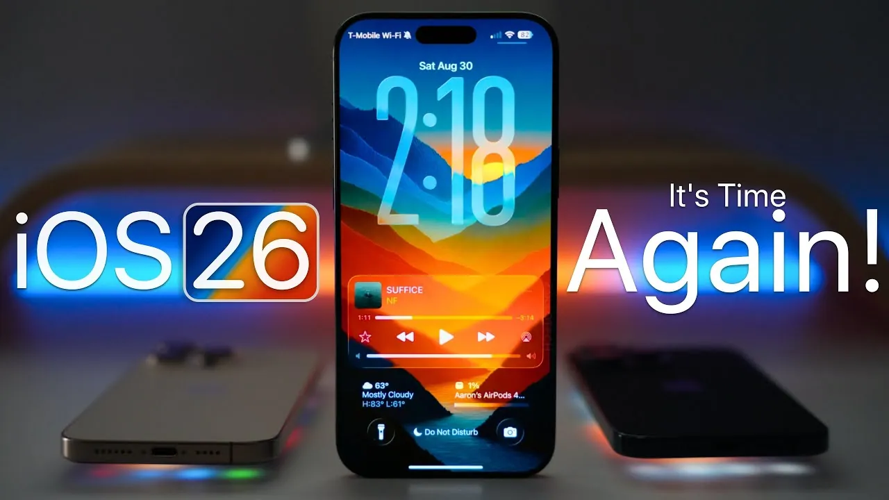 بررسی ویژگی‌ها و چالش‌های iOS 26 Beta 8 و iOS 18.6.2 - چیکاو