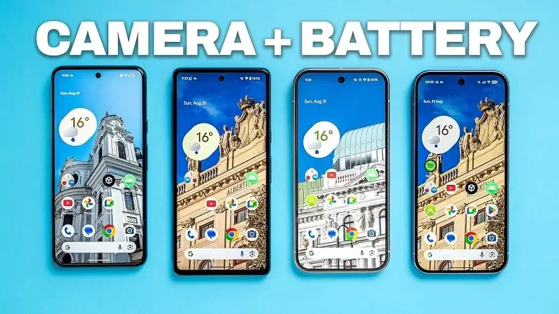 تست دوربین و باتری گوگل Pixel 10 و مقایسه با پیکسل 7 و 8 و 9! - چیکاو