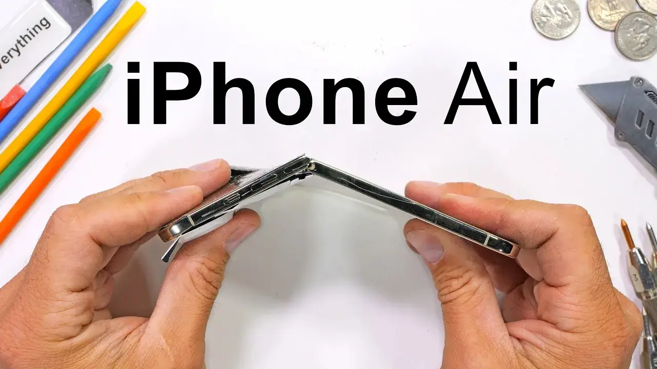 تست مقاومت نشان داد: آیفون Air دوام بالایی دارد و تقریباً هم‌سطح iPhone 17 Pro است! - چیکاو