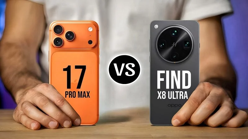 مقایسه نهایی پرچمداران ۲۰۲۵: آیفون ۱۷ در برابر اوپو Find X8 Ultra! - چیکاو
