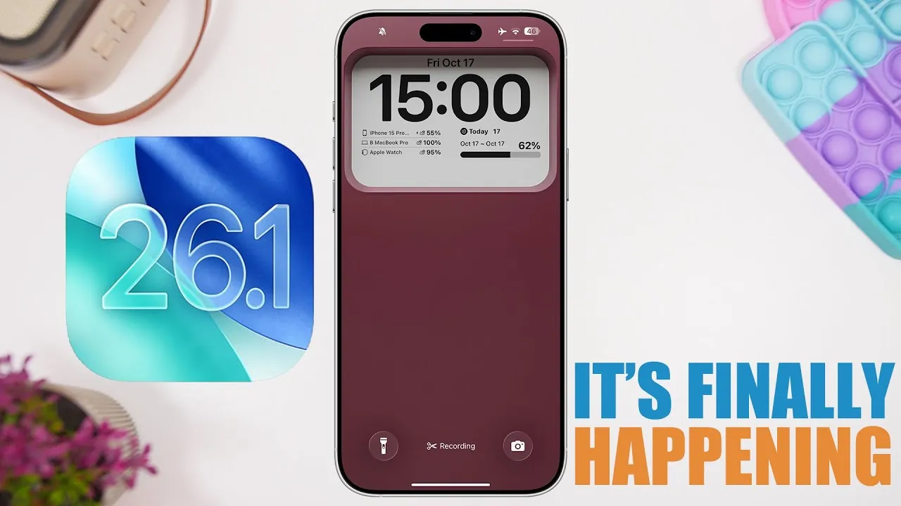 جزئیات کامل iOS 26.1: بهبود عملکرد، طراحی و ویژگیهای هوشمند! - چیکاو