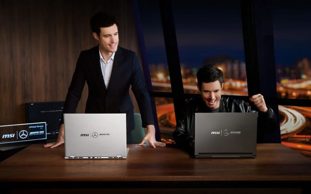 MSI از لپ‌تاپ‌های لوکس با طراحی مرسدس-AMG رونمایی کرد - چیکاو
