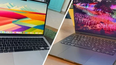 مقایسه مک‌بوک پرو M5 با مک‌بوک ایر - چیکاو