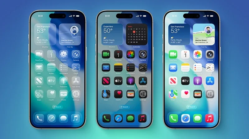 اپل در نسخه بتای iOS 26.1 امکان کاهش شفافیت رابط کاربری Liquid Glass را اضافه کرد - چیکاو
