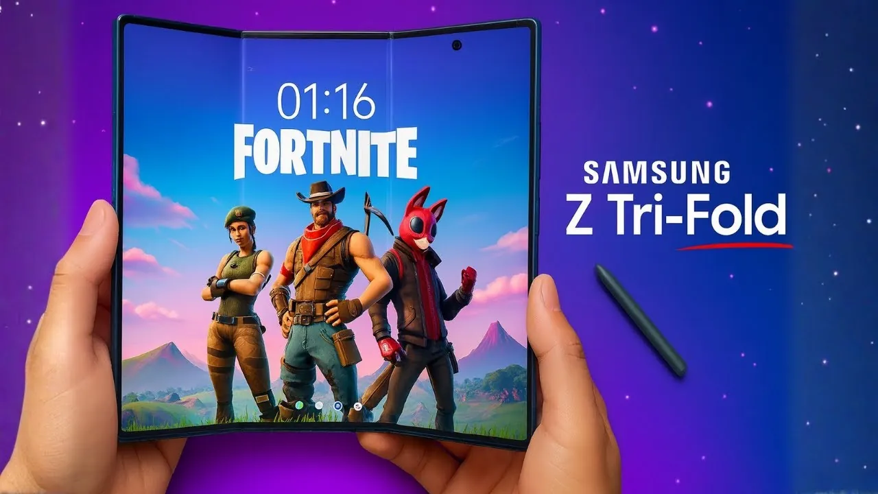 سامسونگ گلکسی Z TriFold؛ گوشی سه‌تایی آینده‌ با طراحی انقلابی و قیمت نجومی! - چیکاو