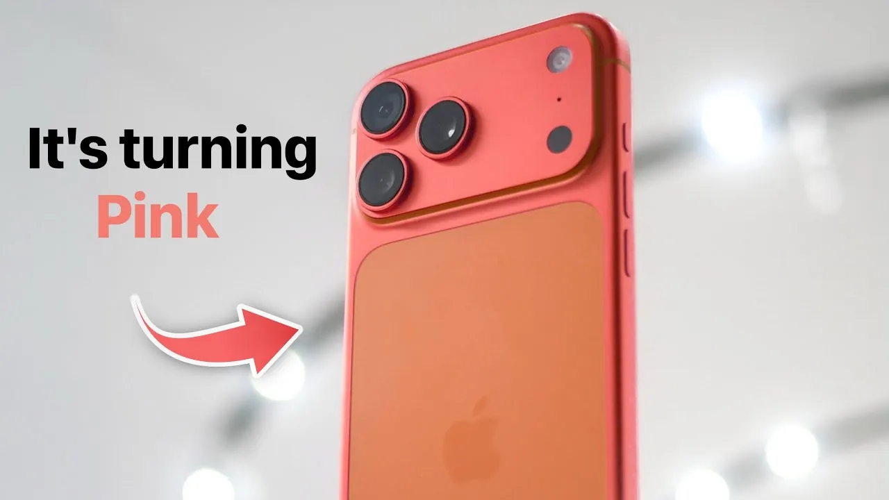 شوک جدید برای کاربران اپل: رنگ آیفون 17 پرو مکس از نارنجی به صورتی تغییر می‌کند! - چیکاو