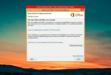 This copy of Microsoft office is not activated حل مشکل - چیکاو