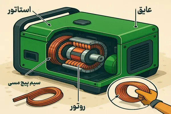 مزایای موتور برق دارای سیم پیچ مسی چیست و چرا اهمیت دارد
