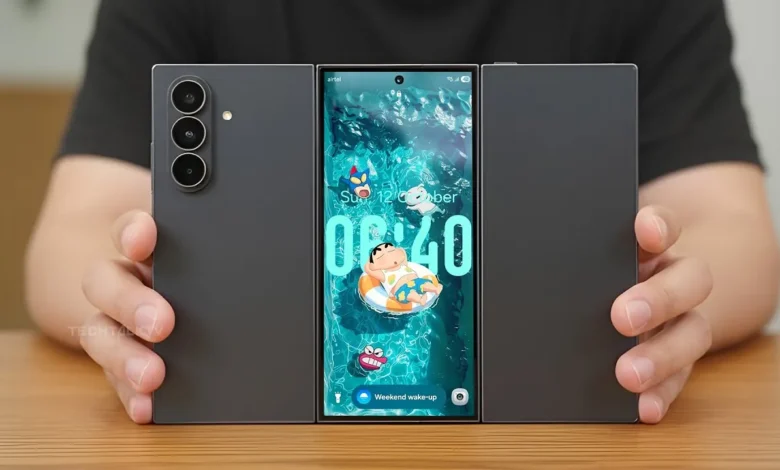 ویدئوی جدید، جزئیات دقیقتری از گوشی تاشوی سهگانه سامسونگ نشان میدهد - چیکاو