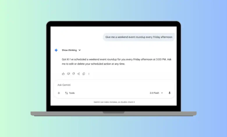 چگونه در Google Gemini کارها را زمانبندی کنیم؟ - چیکاو