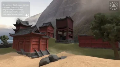 تولید جهان‌های سه‌بعدی تعاملی با هوش مصنوعی WorldGen متا - چیکاو