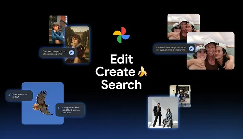 افزودن قابلیت Nano Banana و الگوهای هوش مصنوعی به Google Photos - چیکاو