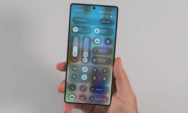 آغاز بتای One UI 8.5 سامسونگ با قابلیت شخصیسازی کامل پنل سریع - چیکاو