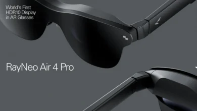 عینک واقعیت افزوده RayNeo Air 4 Pro با پشتیبانی از HDR10 به بازار جهانی عرضه شد - چیکاو