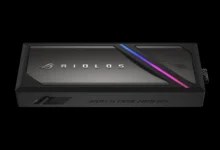ایسوس کیس اکسترنال ROG Strix Aiolos با سرعت 20 گیگابیت‌برثانیه معرفی کرد - چیکاو