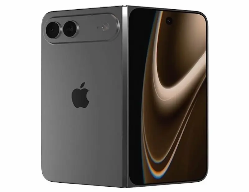 iPhone Fold display folding size - چیکاو